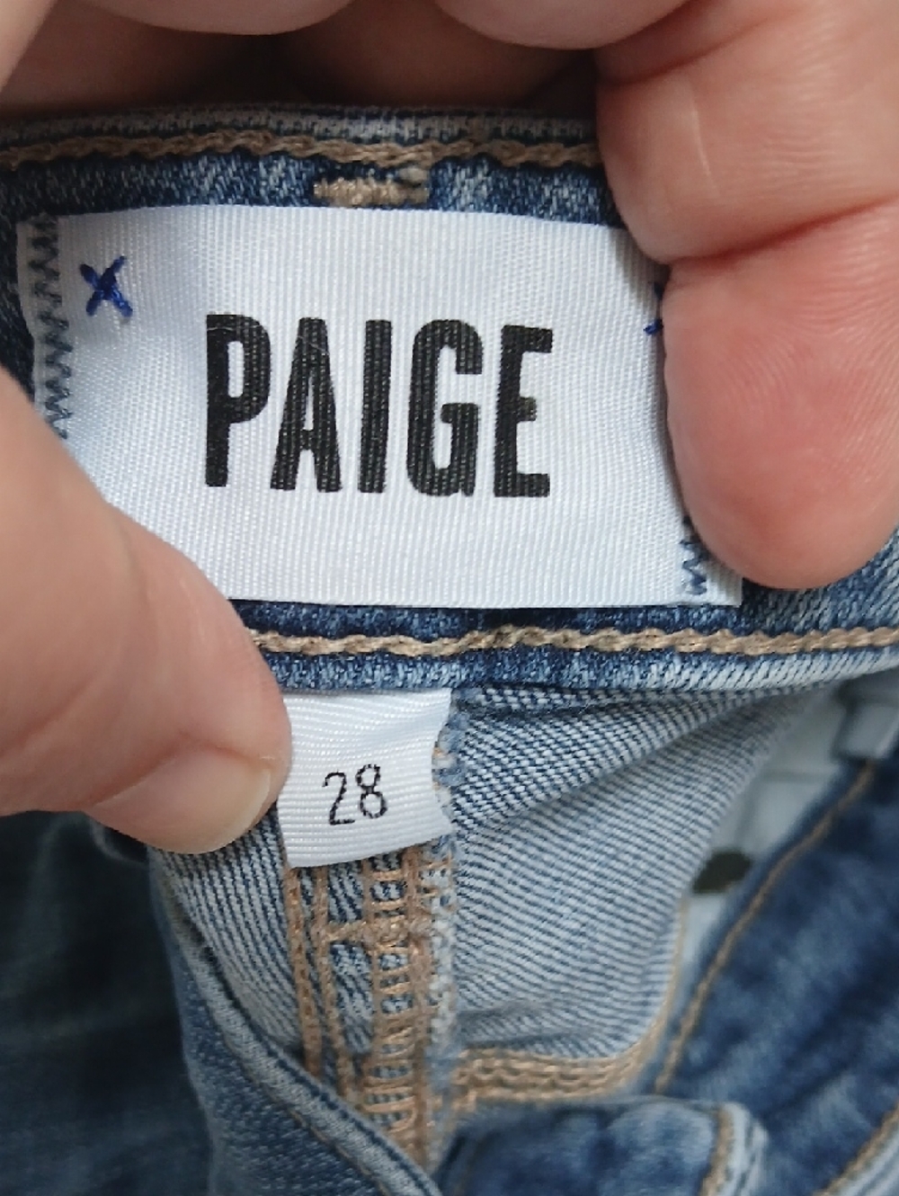 PAIGE VERDUGO ANKLE Medium Wash Skinny Jeans Size 28 - Picture 2 of 16